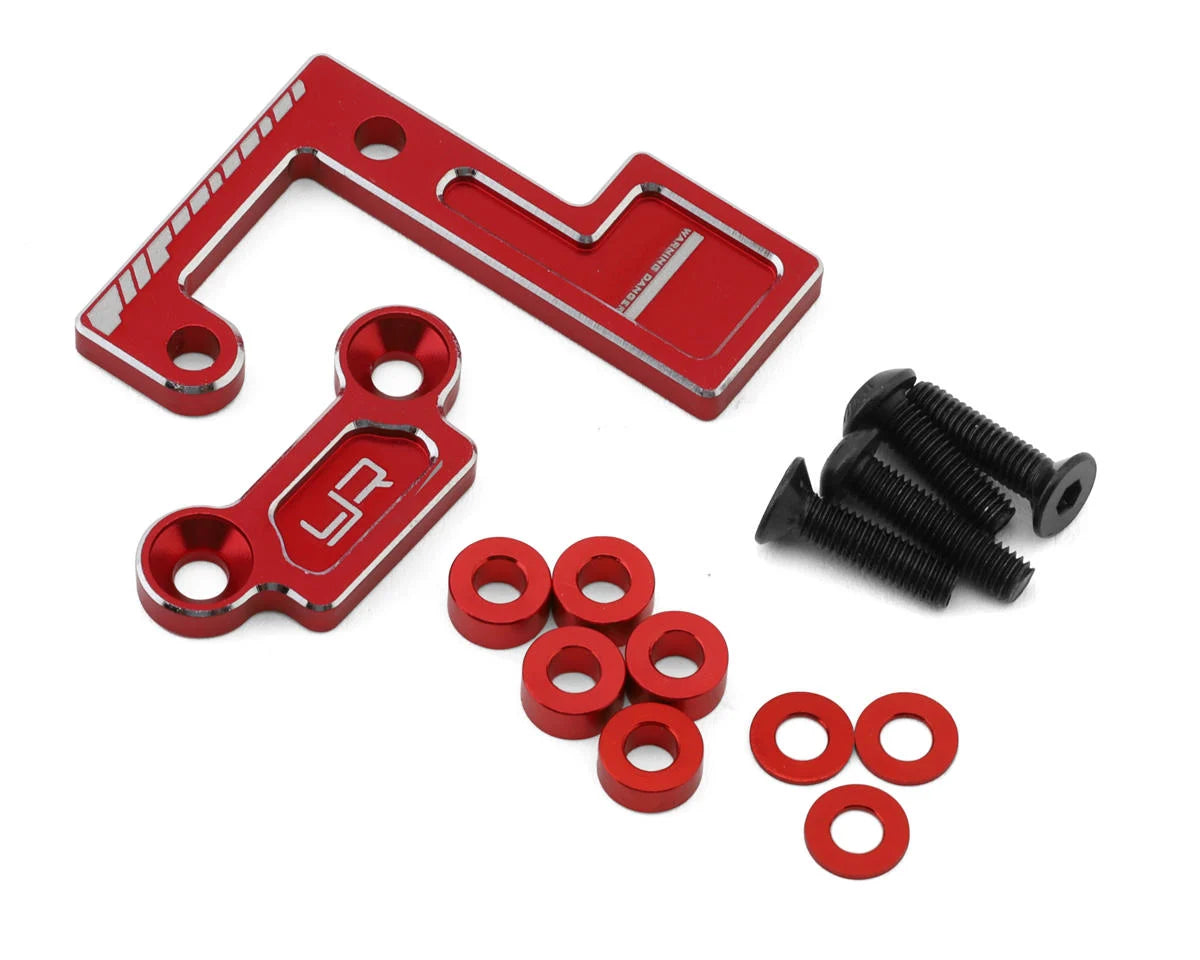 TT-02 Aluminum Main Shaft Bearing Holder Brace Set (Blue or Red)