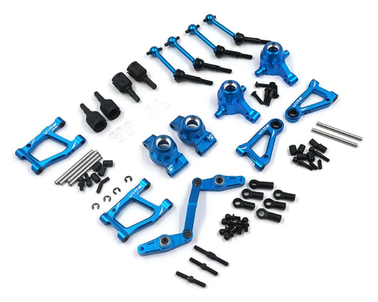 TT-01/TT-01E Rapid Performance Aluminum Upgrade Kit - Blue