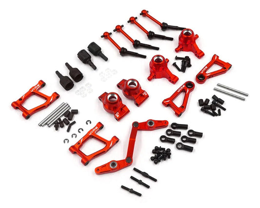 TT-01/TT-01E Rapid Performance Aluminum Upgrade Kit - Red
