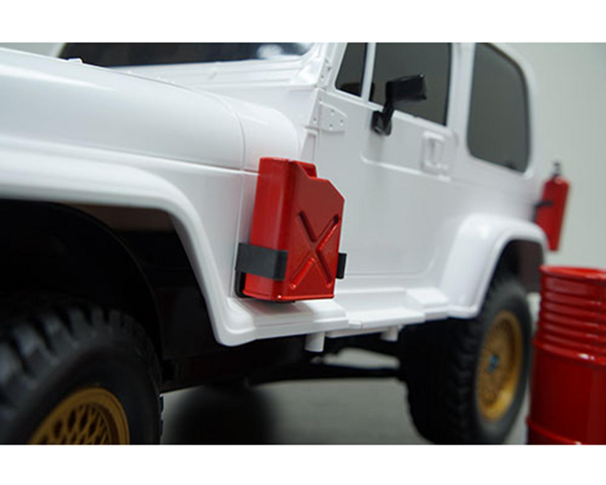 1/10 Crawler Scale "Jerry Can" Accessory Set (Fuel Cans) (Red)