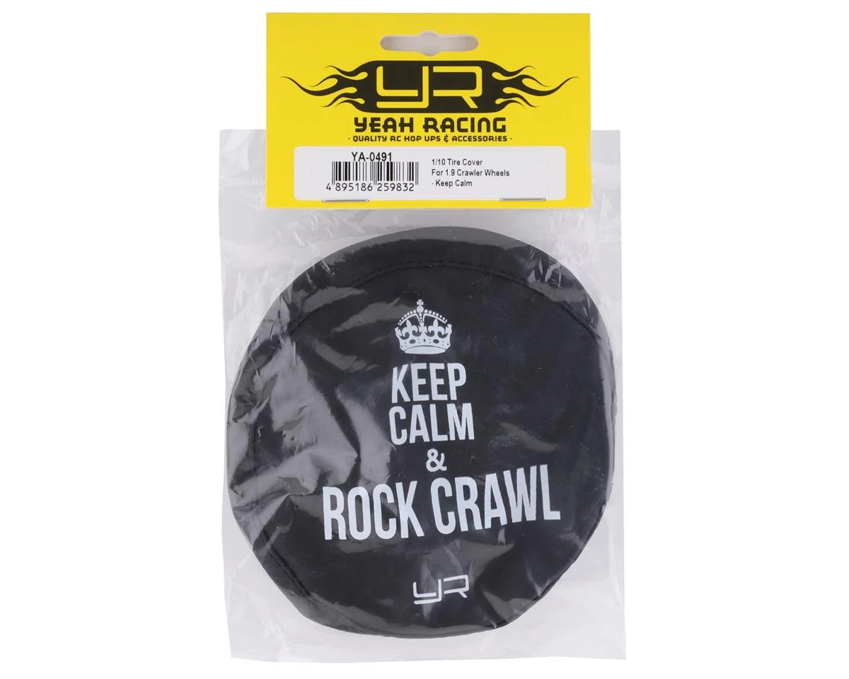 1.9" Keep Calm & Rock Crawl Tire Cover