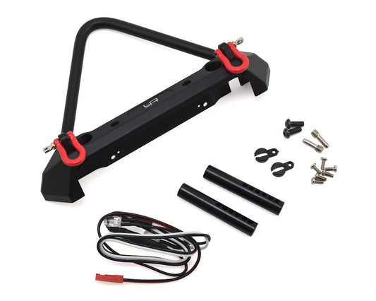 Aluminum Front Stinger Bumper w/LED Light (Black)
