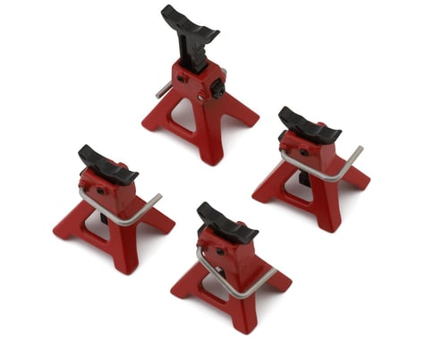 1/18 & 1/24 Micro Crawler Adjustable Height 3 Ton Jack (Red) (4)