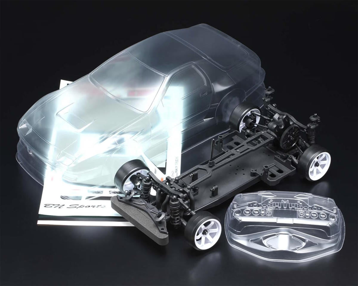 RD2.0 "Rookie Drift" 1/10 RWD Drift Car Kit (Clear) w/BN Sports Mazda FC RX-7 Body