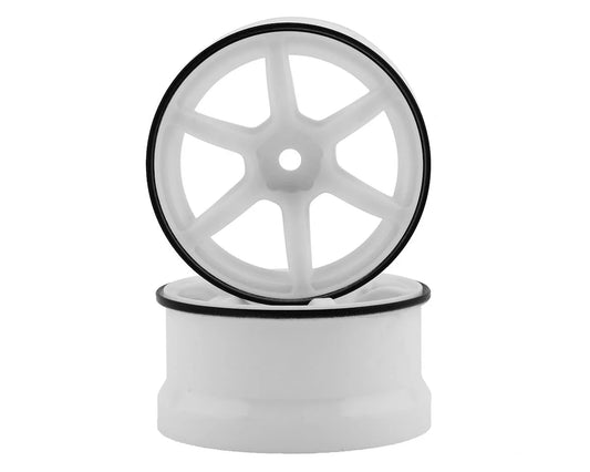 Racing Performer High Traction RWD Drift Wheels (White) (x2) (6mm Offset)