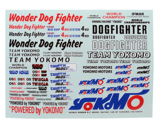 Wonder Dog Fighter Decal Set