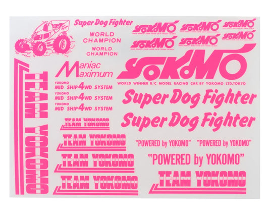 Yokomo Super Dog Fighter Decal Set