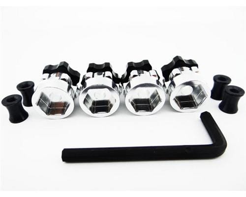 12mm to 17mm Hex Hub Adapters (4) (6mm Offset)