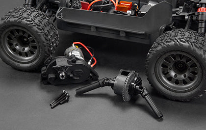 ARRMA VORTEKS 4X2 BOOST MEGA 550 Brushed Stadium Truck RTR, GUNMETAL W/ BATTERY AND CHARGER