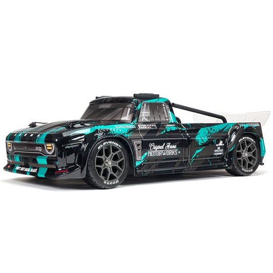 ARRMA INFRACTION 4X4 3S BLX 4WD Street Bash Resto-Mod Truck RTR, TEAL