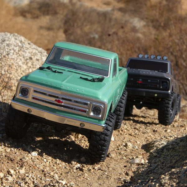 1/24 SCX24 1967 Chevrolet C10 4WD Truck Brushed RTR, GREEN