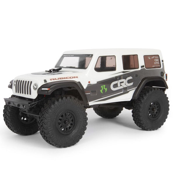 1/24 SCX24 2019 Jeep Wrangler JLU CRC 4WD Rock Crawler Brushed RTR, White