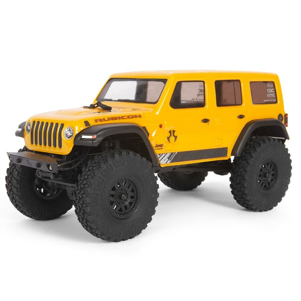 1/24 SCX24 2019 Jeep Wrangler JLU CRC 4WD Rock Crawler Brushed RTR, YELLOW