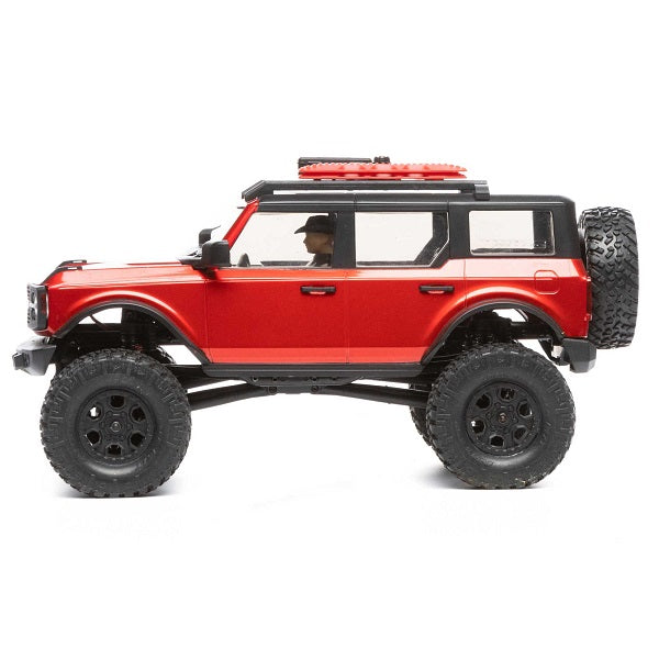 1/24 SCX24 2021 Ford Bronco 4WD Truck Brushed RTR, RED