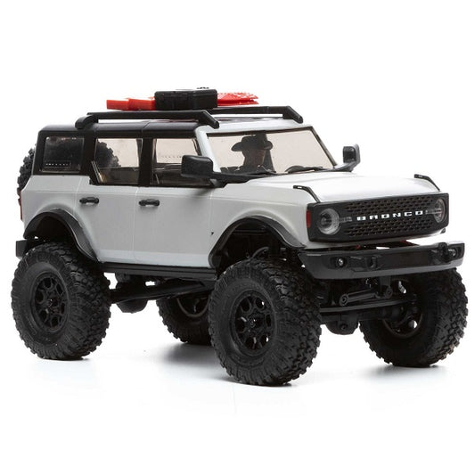 1/24 SCX24 2021 Ford Bronco 4WD Truck Brushed RTR, WHITE