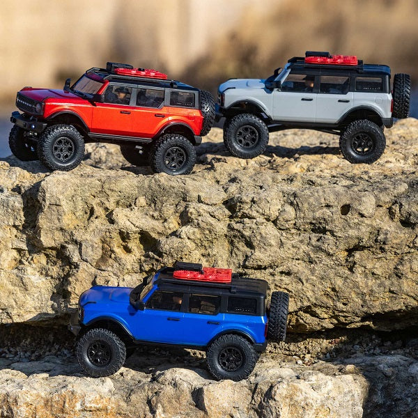 1/24 SCX24 2021 Ford Bronco 4WD Truck Brushed RTR, BLUE