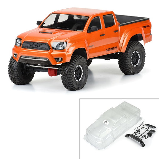 1/10 2015 Toyota Tacoma TRD Pro Clear Body 12.3" Wheelbase: Crawlers