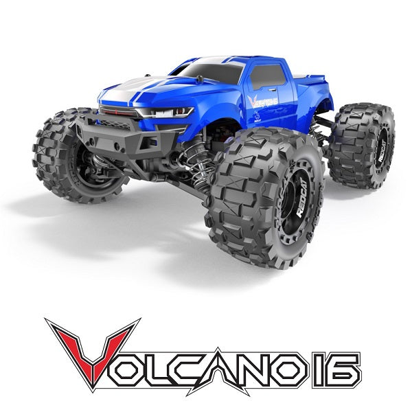 Volcano 16  1/16 Scale Electric Truck BLUE