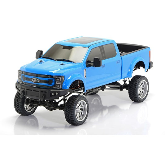 Ford F250 1/10 4WD KG1 Edition Lifted Truck - Daytona Blue - RTR