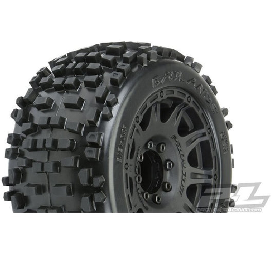 Pro-Line 1178-10 Badlands 3.8" MTD Raid 8x32 Wheels 17mm MT