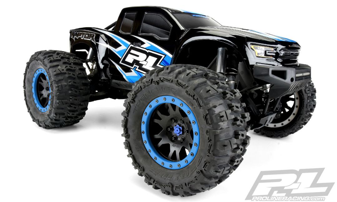 Pro-Line 348218 Pre-Cut 2017 Ford F-150 Raptor Black Body X-MAXX