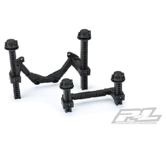 Pro-Line 636200 Extended Front and Rear Body Mounts for Rustler 4x4