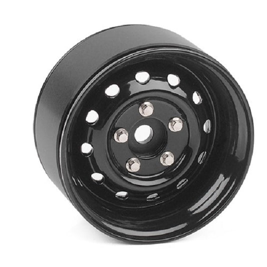 RC4WD Heritage Edition Stamped Steel 1.9" Wheels (Black) x4