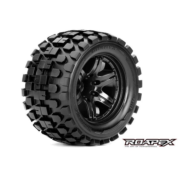 ROPR3003-B2  Rhythm 1/10 Monster Truck Tires, 1/2 Offset, 12mm Hex (1 pair)