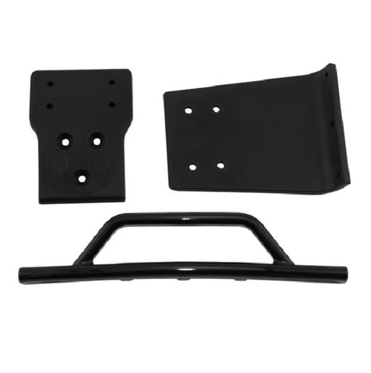 Traxxas Slash 4x4 Front Bumper & Skid Plate BLACK