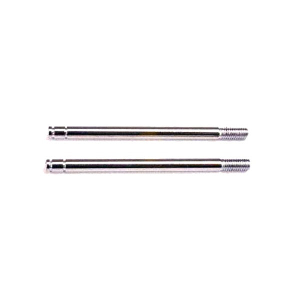 Traxxas 1664 Shock shafts, steel, chrome finish (long) (2)