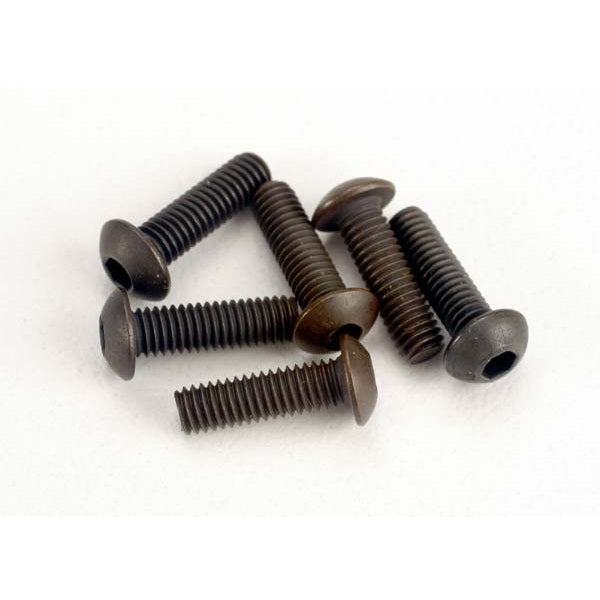 Traxxas 2577 3x10mm Button Head Screws (Hex Drive) (6)