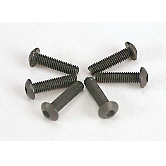 Traxxas 2578 3x12mm Button Head Screws (Hex Drive) (6)