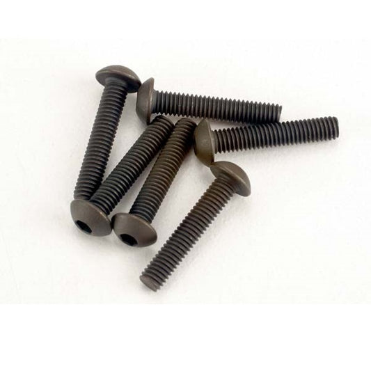 Traxxas 2579 3x15mm Button Head Screws (Hex Drive) (6)