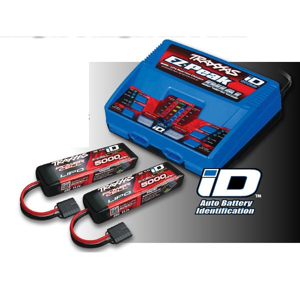 Traxxas EZ-Peak Dual 3S Completer Pack with 2x 5000mAh LiPo tra2990