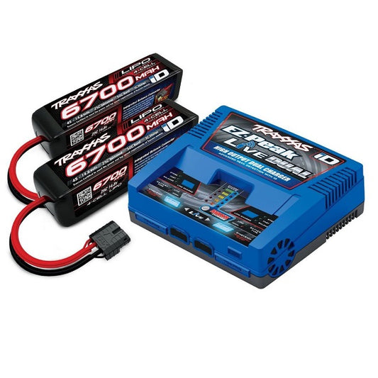 TRA2997 DUAL CHARGER DOUBLE BATTERY COMBO