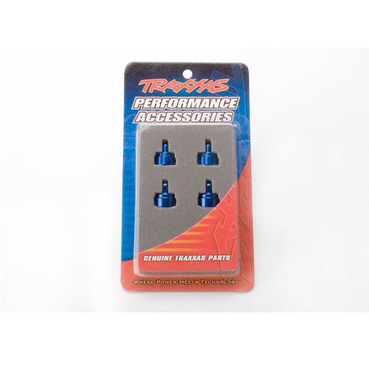 Traxxas Blue Aluminum Ultra Shock Cap (4)