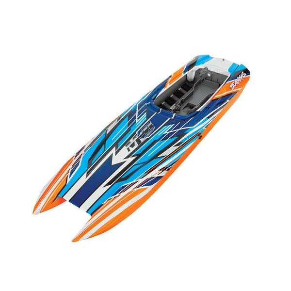 TRA5786 Traxxas ** Boat Hull ONLY!!!!!!!! ** DCB M41, orange graphics