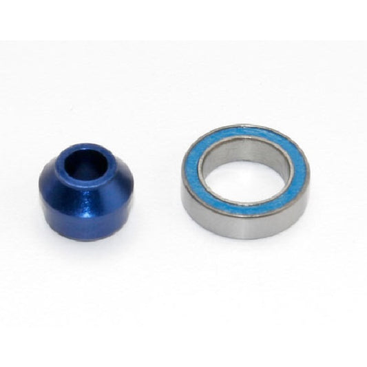 Traxxas 6893X Bearing adapter Blue Aluminum UPGRADE