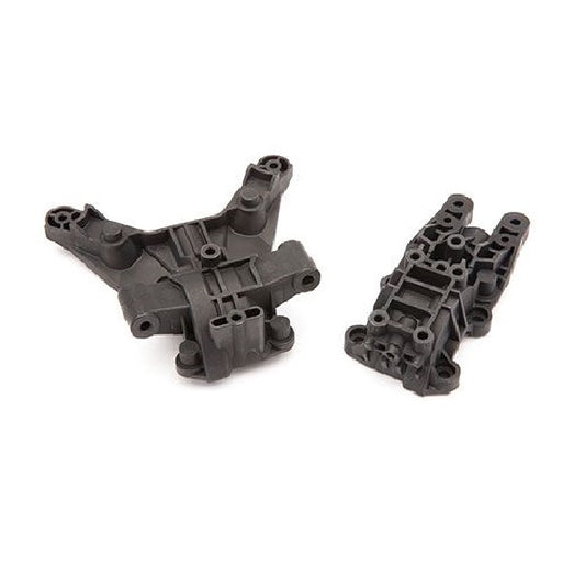 Traxxas 8920 Bulkhead, front (upper and lower)